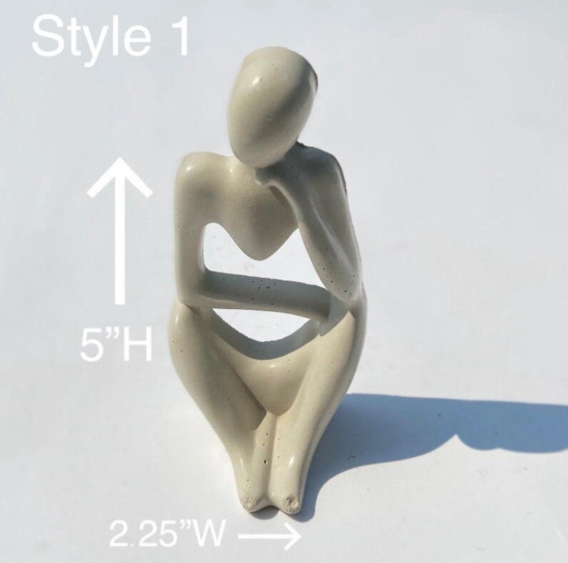Abstract Thinker Statue