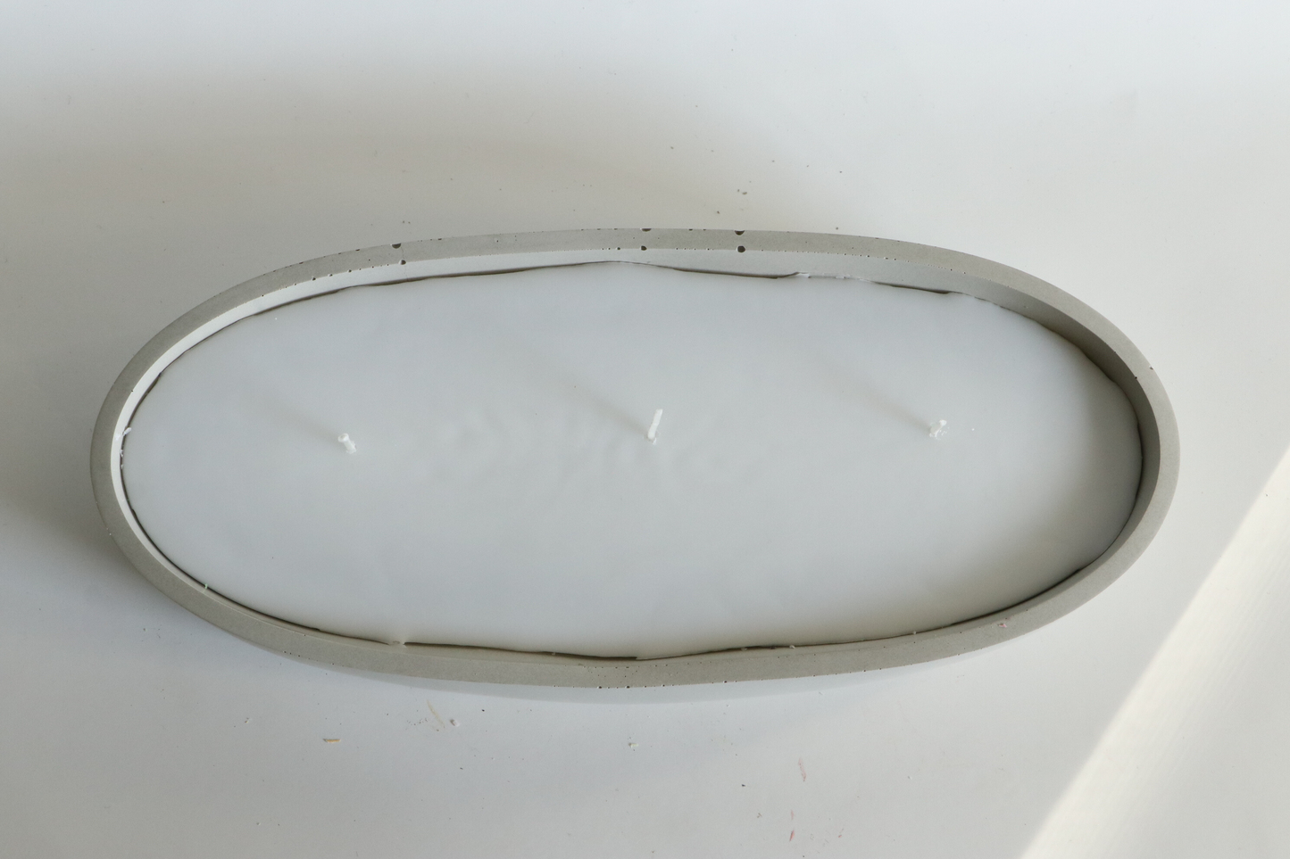 Concrete Dough Bowl Candle