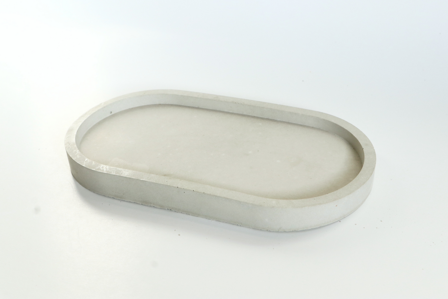 Concrete Oval Trays