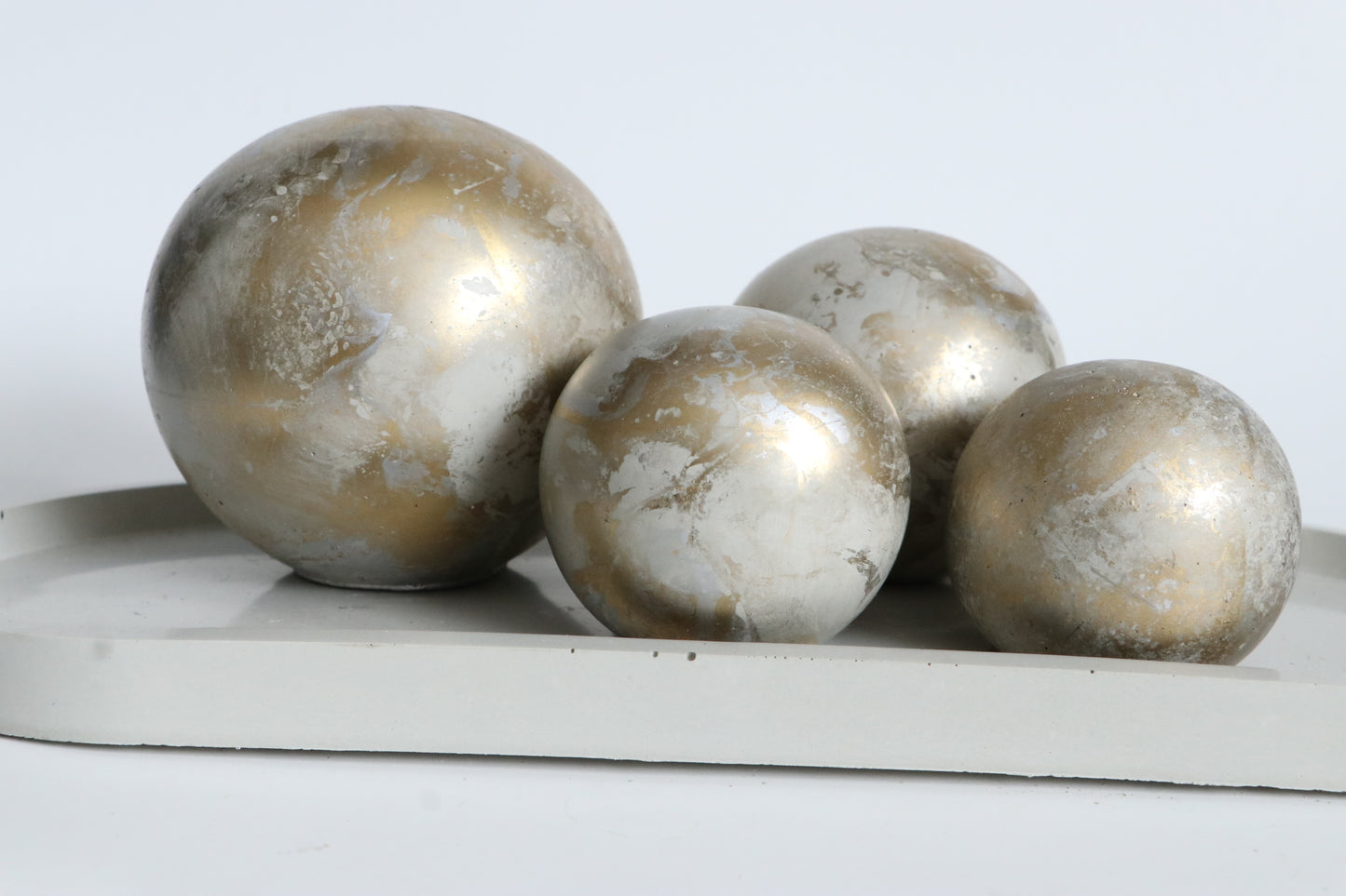 Concrete Oval Trays