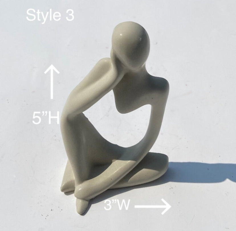 Abstract Thinker Statue