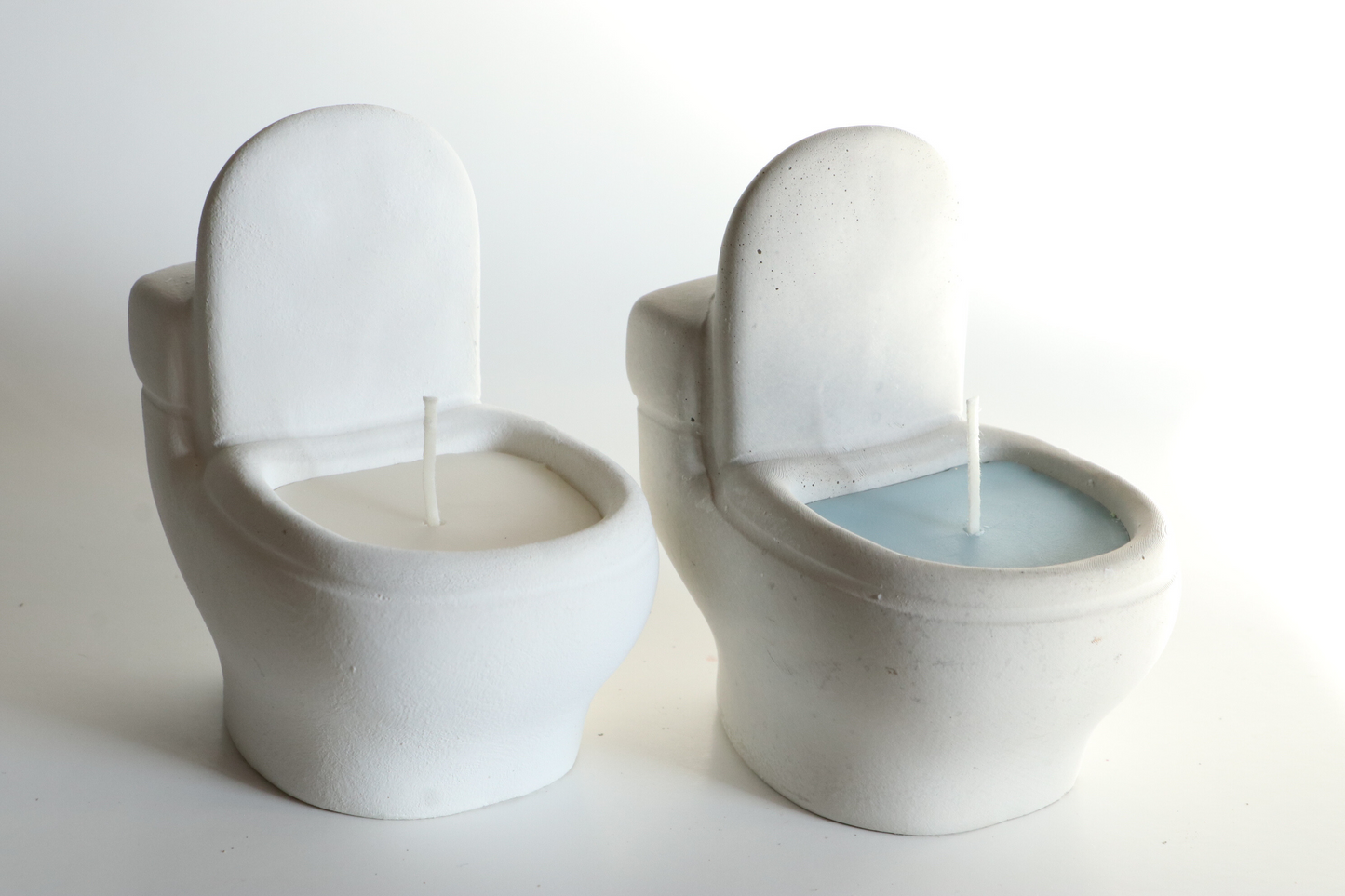 Toilet Bowl Candle - White