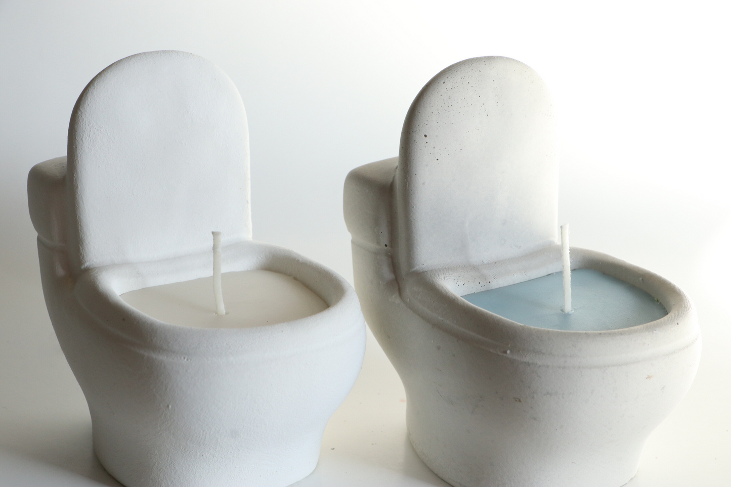 Toilet Bowl Candle - White