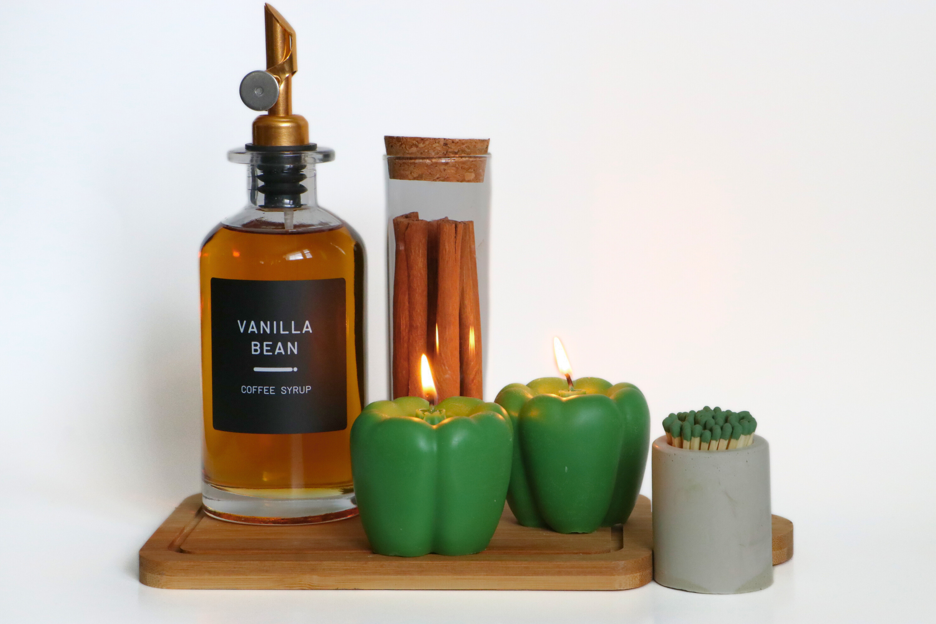 Green Pepper Candles