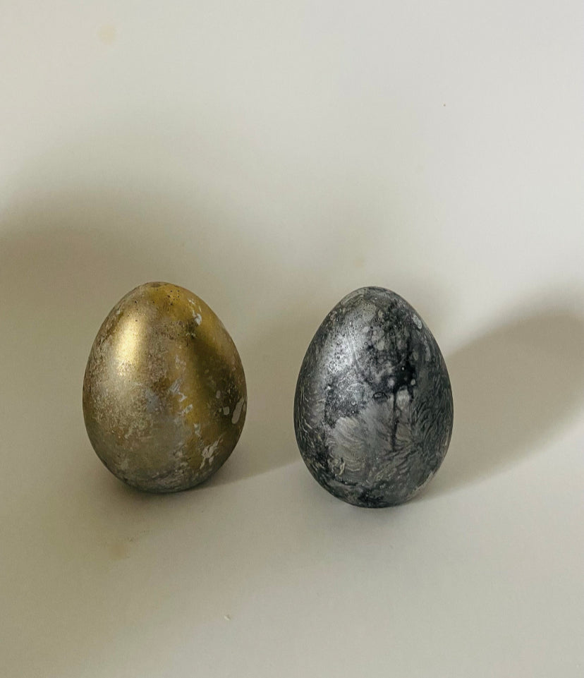 Marble Eggs, Concrete Eggs
