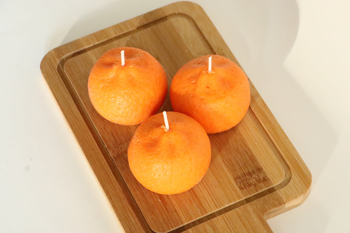 Orange Fruit Candles