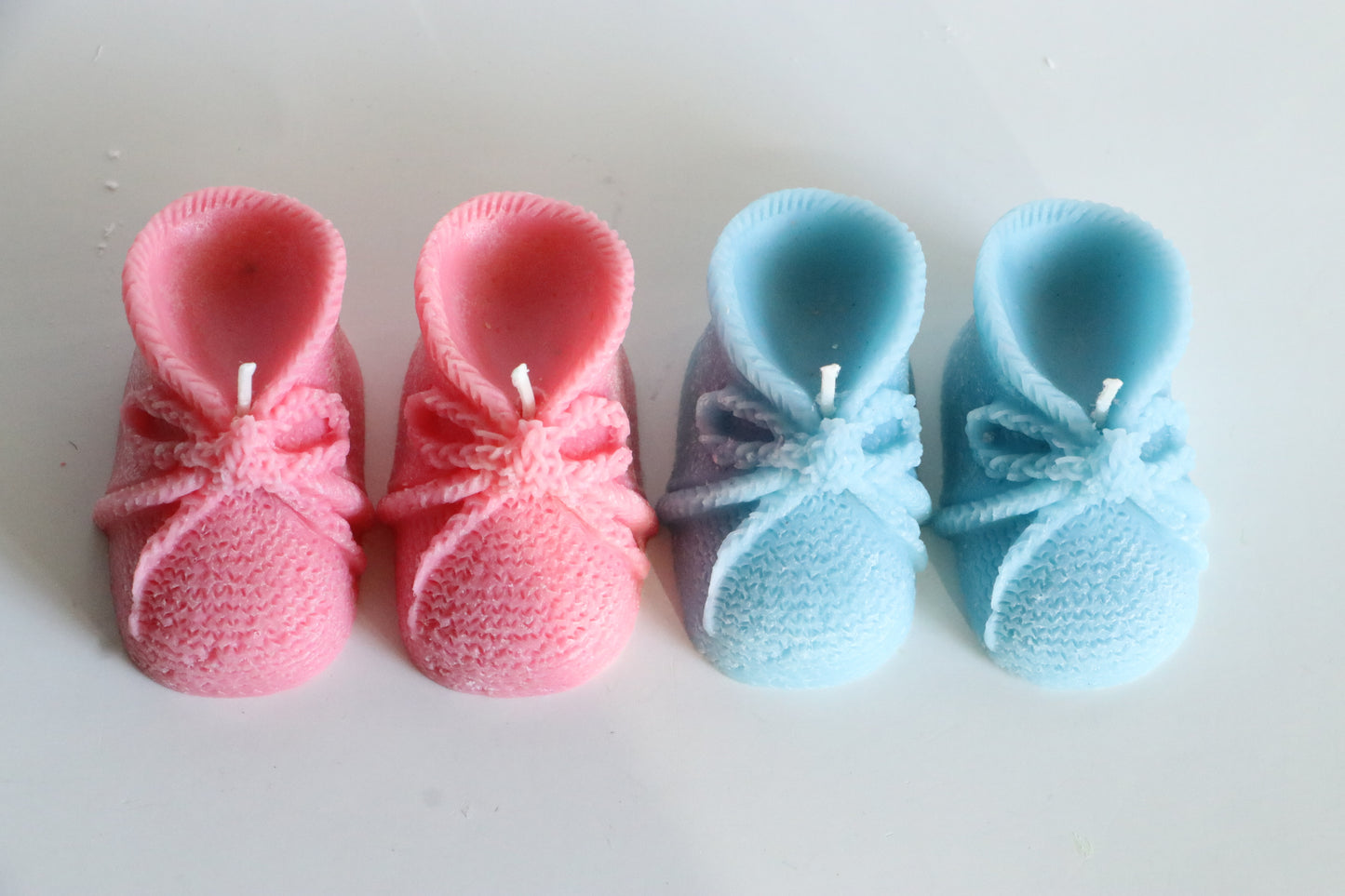 Baby Shower Candle Favors - Booties