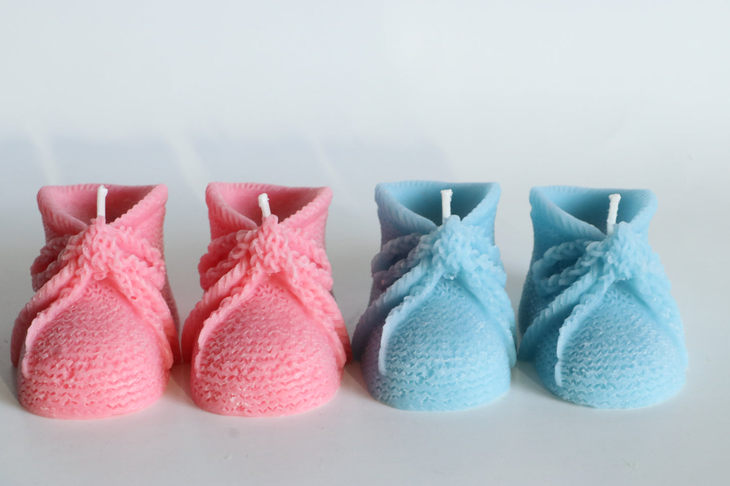 Baby Shower Candle Favors - Booties